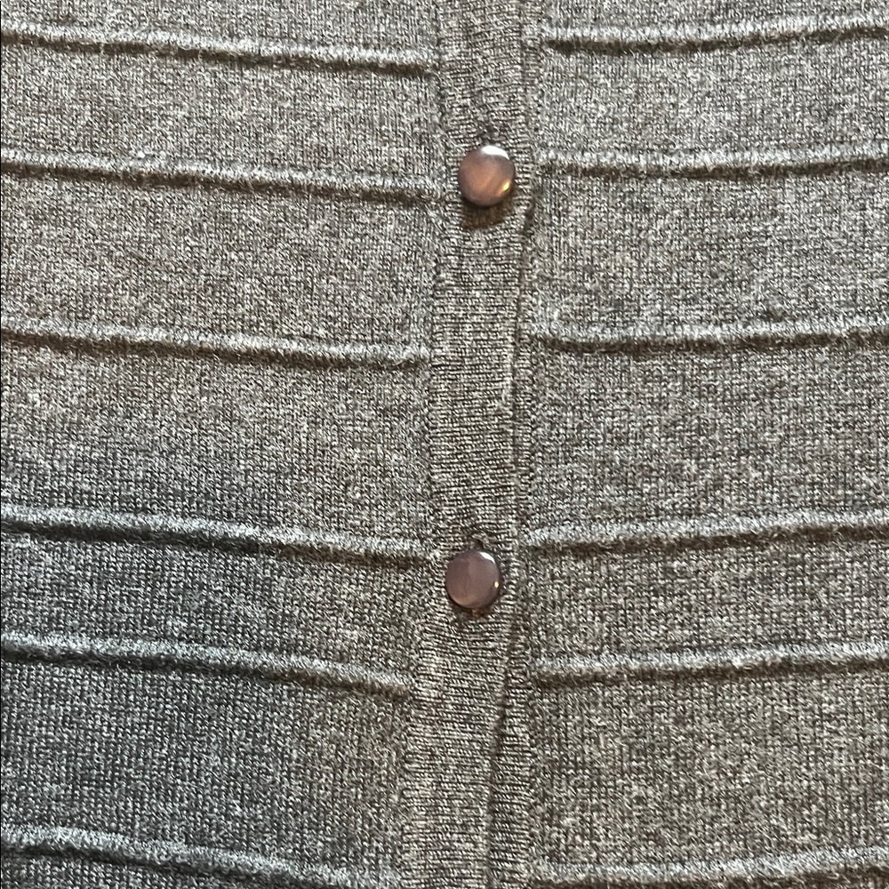 Cable & Gauge Charcoal Knit Cardigan - Picture 3 of 5